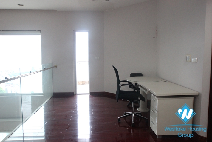 Nice penthouse with lake view available for rent in Golden Westlake, Tay Ho, Hanoi