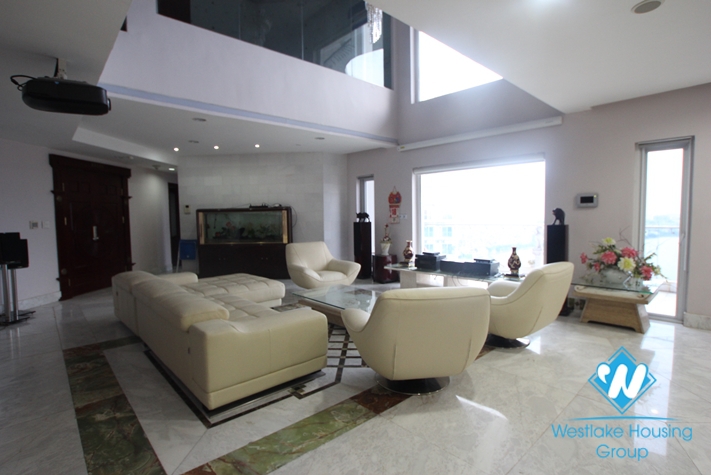 Nice penthouse with lake view available for rent in Golden Westlake, Tay Ho, Hanoi
