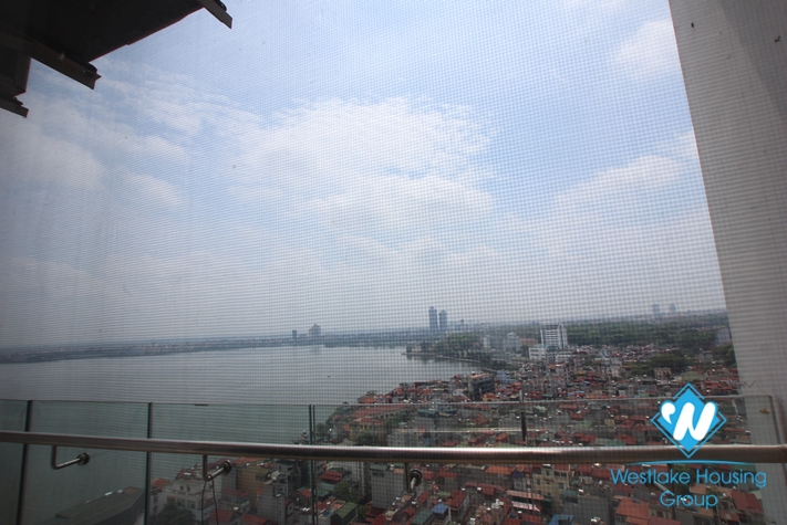 Apartment on the high floor available for rent in Golden Westlake, Tay Ho, Hanoi-fully furnished