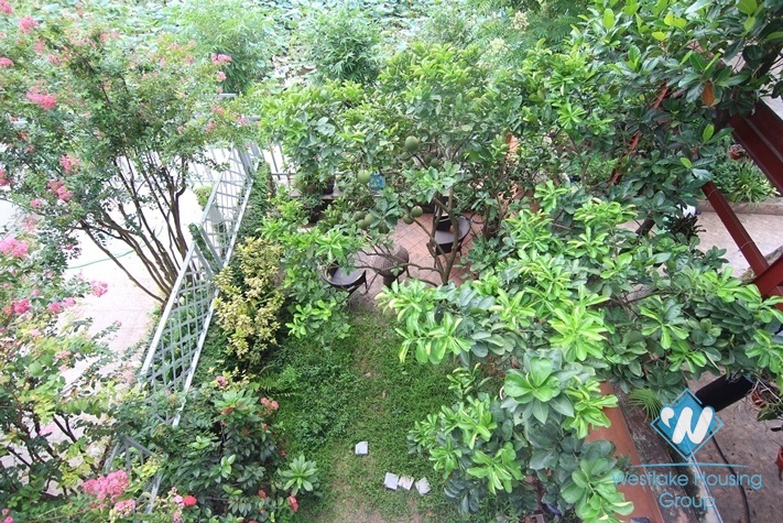 Beautiful and spacious house is available for rent in Tay Ho, Hanoi