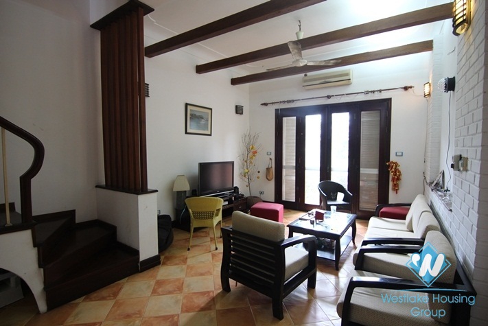 Beautiful and spacious house is available for rent in Tay Ho, Hanoi