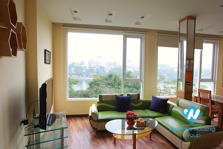 New apartment for rent in Truc Bach area, Ba Dinh, Ha Noi