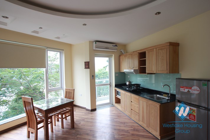 01 bedroom apartment for rent in Truc Bach area, lake view