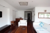 Large sized, high quality serviced apartment in Tay Ho district, Hanoi.