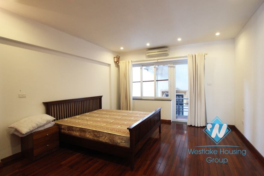 Large sized, high quality serviced apartment in Tay Ho district, Hanoi.