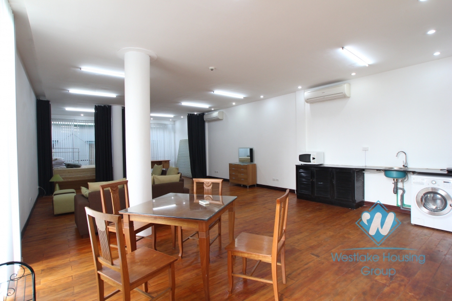Spacious studio available for rent in Dang Thai  Mai street, Tay Ho, Hanoi