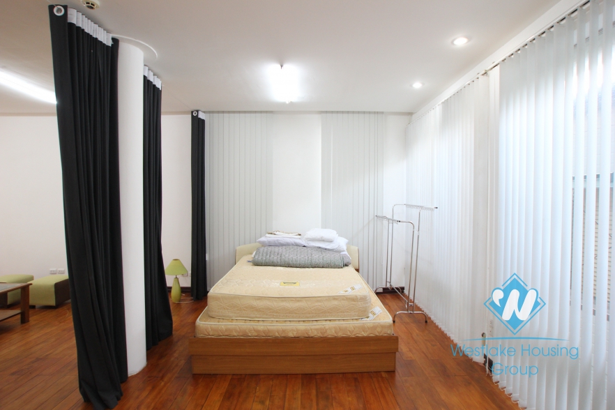 Spacious studio available for rent in Dang Thai  Mai street, Tay Ho, Hanoi