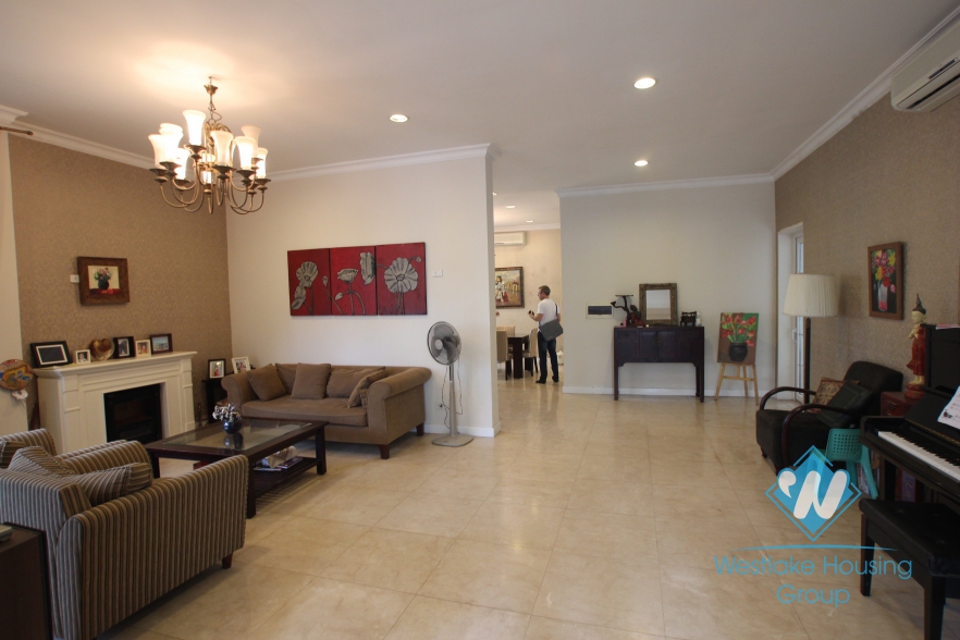 Nice and furnished house for rent in Ciputra, Tay Ho, Hanoi