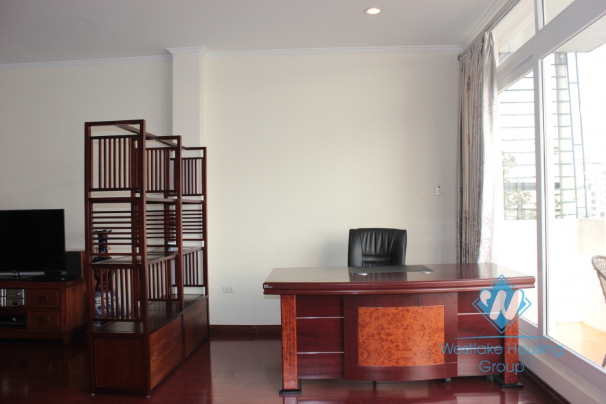 Big and nice apartment with one bedroom for for rent in Tay Ho, Ha Noi
