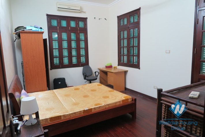Nice house with small yard for rent on Dao Tan, Ba Dinh, Hanoi