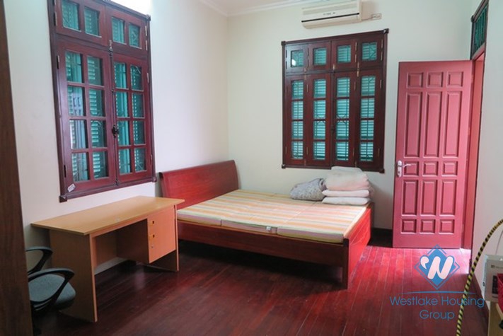 Nice house with small yard for rent on Dao Tan, Ba Dinh, Hanoi