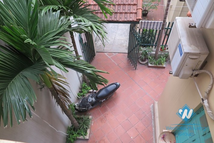 Nice house with small yard for rent on Dao Tan, Ba Dinh, Hanoi