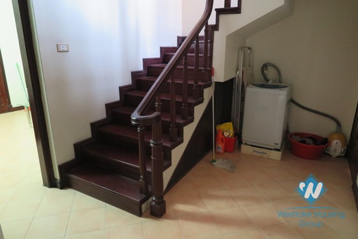 Nice house with small yard for rent on Dao Tan, Ba Dinh, Hanoi
