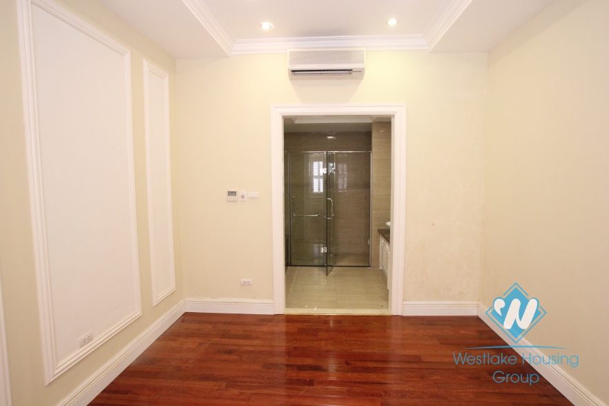 Unfurnish large size house with garden and swimming pool for rent in Ciputra, Tay Ho, Hanoi