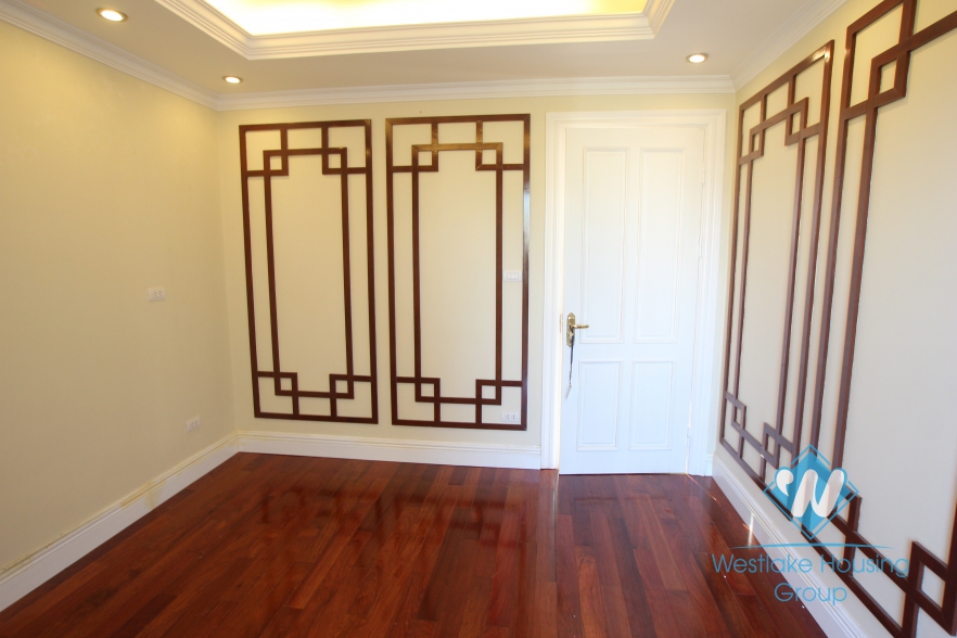 Unfurnish large size house with garden and swimming pool for rent in Ciputra, Tay Ho, Hanoi