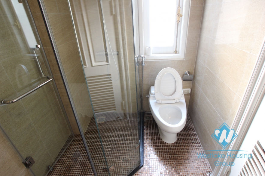 Unfurnish large size house with garden and swimming pool for rent in Ciputra, Tay Ho, Hanoi