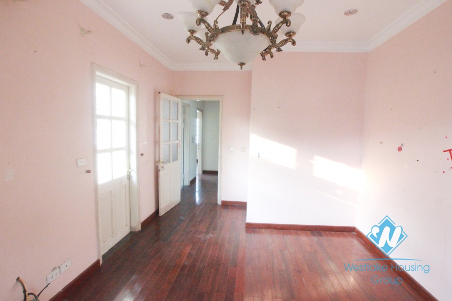 Bright house with large garden around for rent in Ciputra Compound, Tay Ho, Ha Noi - Unfurnished