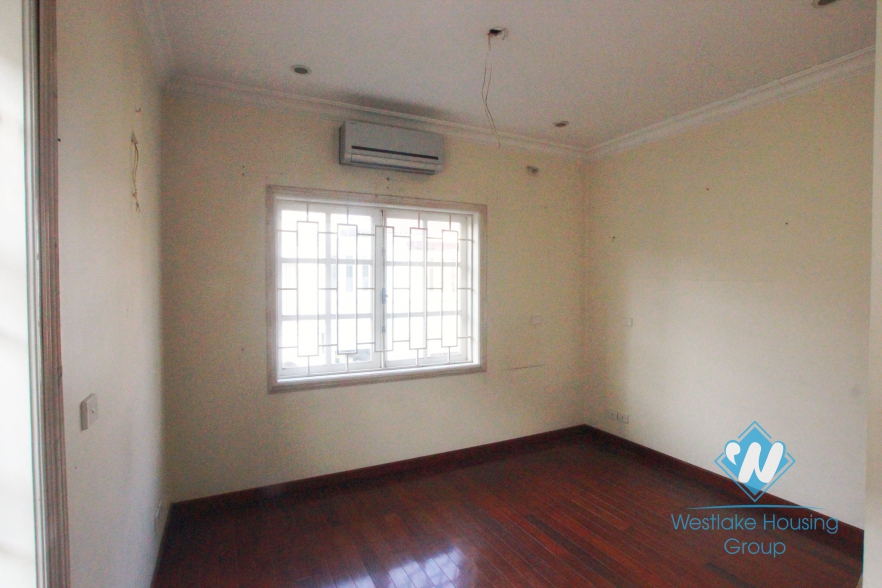 Bright house with large garden around for rent in Ciputra Compound, Tay Ho, Ha Noi - Unfurnished