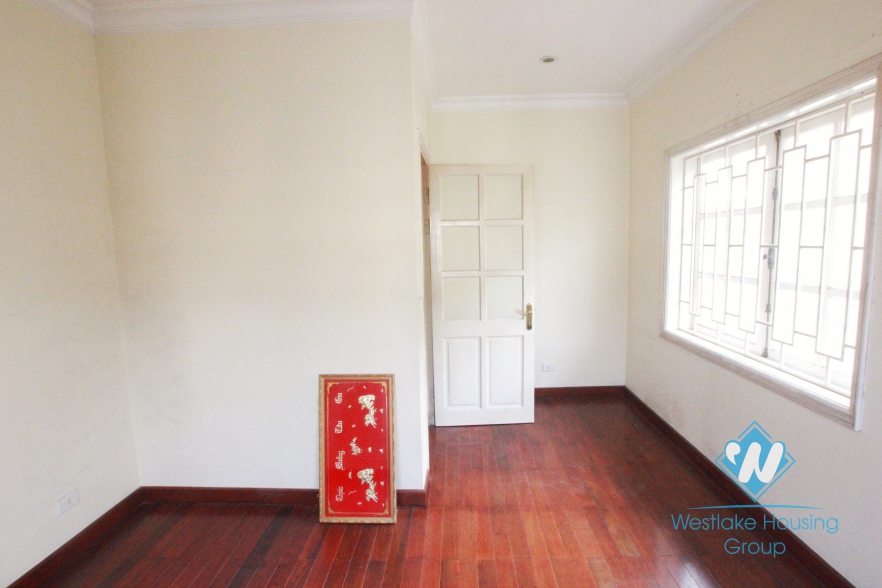 Bright house with large garden around for rent in Ciputra Compound, Tay Ho, Ha Noi - Unfurnished