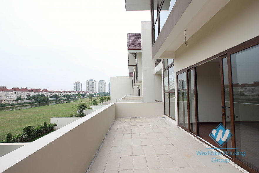 Large house with nice garden for rent in Ciputra, Tay Ho, Ha Noi - Unfurnished