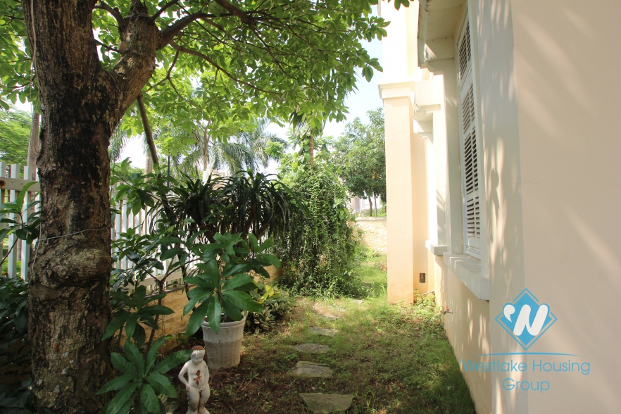 Nice and fully furnished house available for rent in Ciputra, Tay Ho, Hanoi