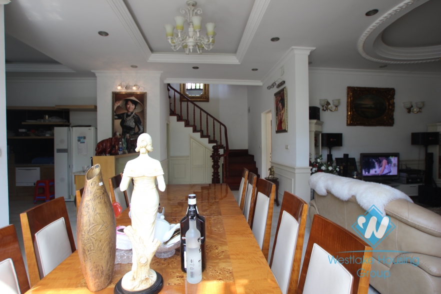 Nice and fully furnished house available for rent in Ciputra, Tay Ho, Hanoi