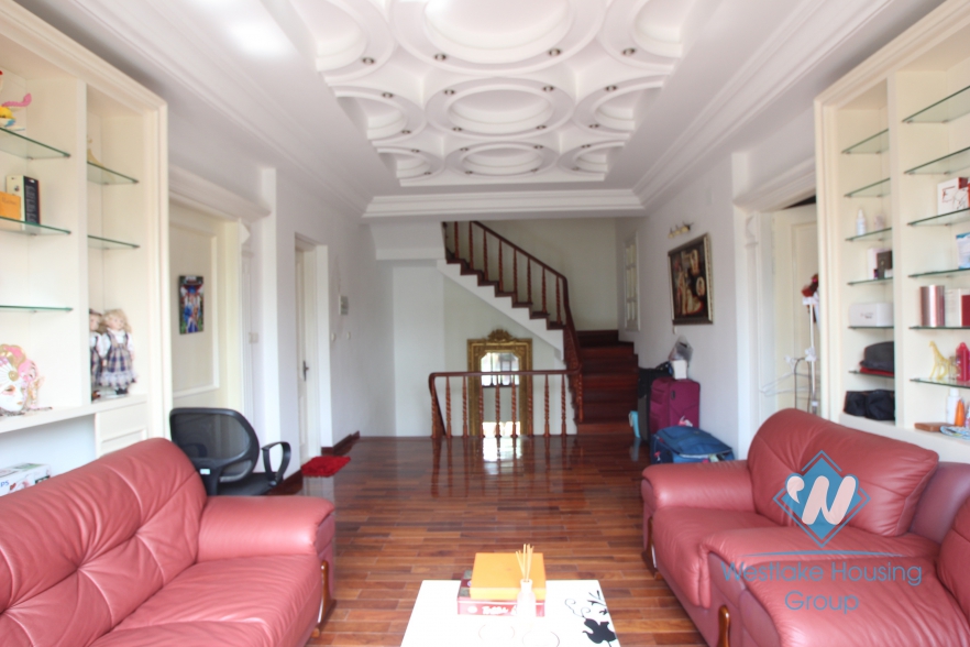 Nice and fully furnished house available for rent in Ciputra, Tay Ho, Hanoi