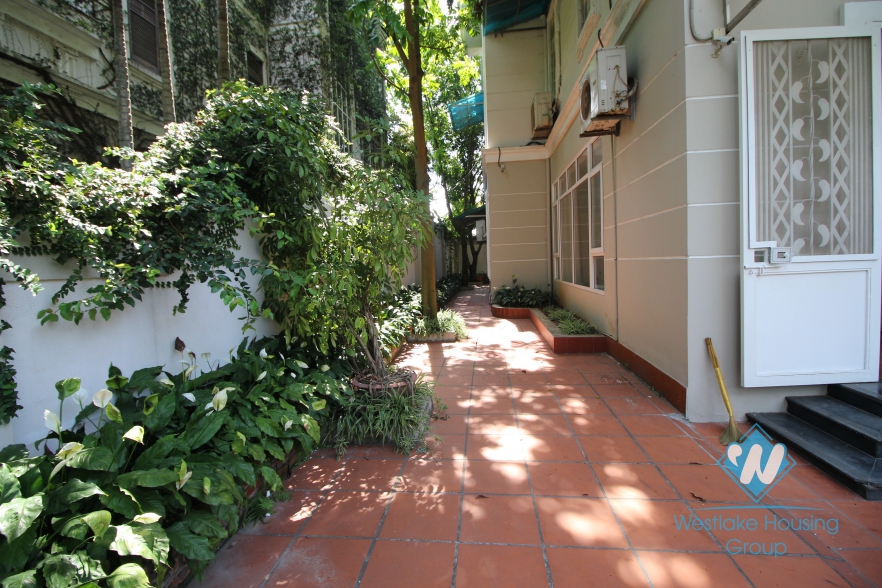 Airy house available for rent in Ciputra, Tay Ho, Hanoi- unfurnished