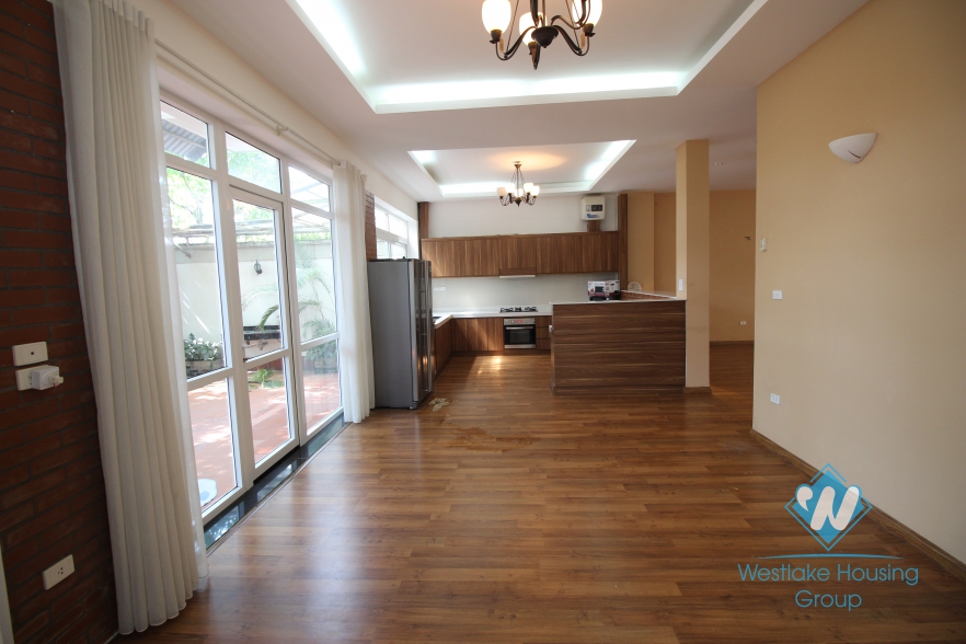 Airy house available for rent in Ciputra, Tay Ho, Hanoi- unfurnished
