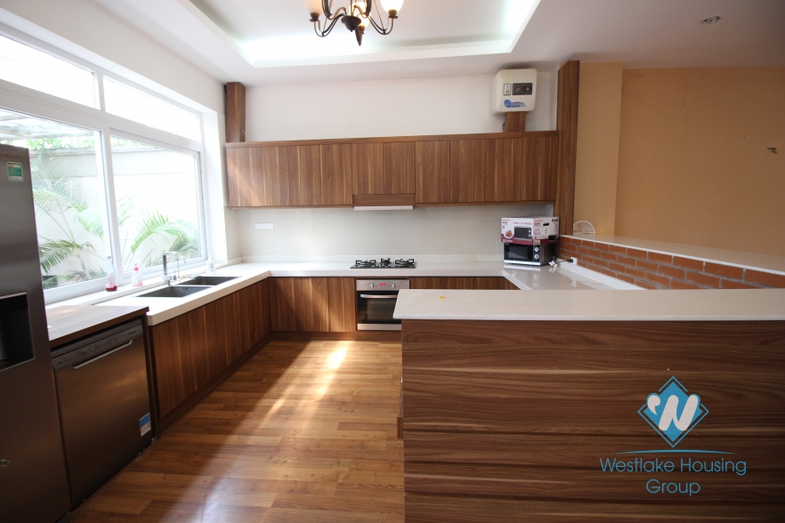 Airy house available for rent in Ciputra, Tay Ho, Hanoi- unfurnished