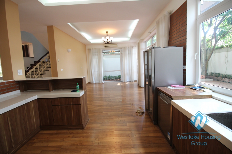 Airy house available for rent in Ciputra, Tay Ho, Hanoi- unfurnished