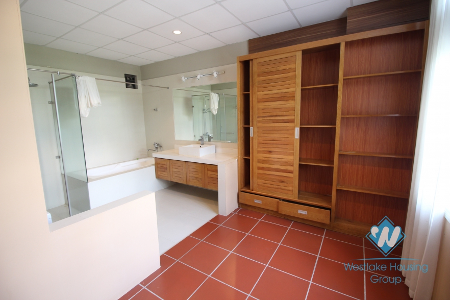 Airy house available for rent in Ciputra, Tay Ho, Hanoi- unfurnished