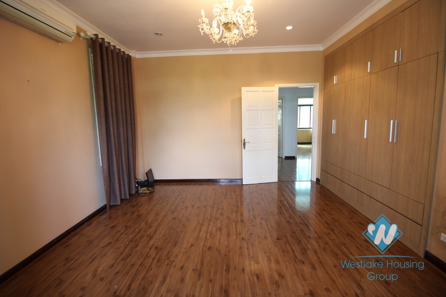 Airy house available for rent in Ciputra, Tay Ho, Hanoi- unfurnished