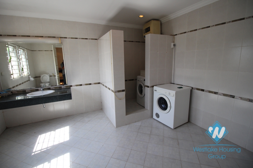 Airy house available for rent in Ciputra, Tay Ho, Hanoi- unfurnished