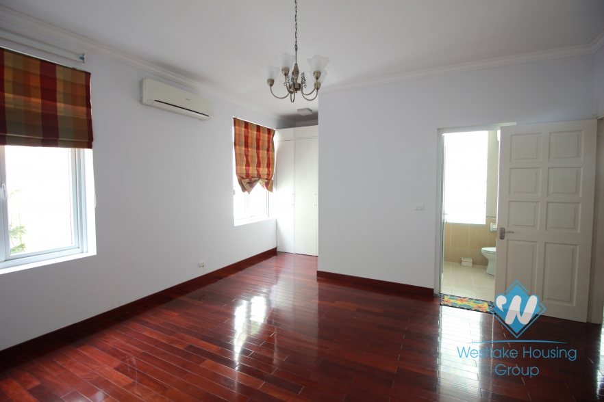 Unfurished amazing villa for rent in Ciputra, Tay Ho, Hanoi