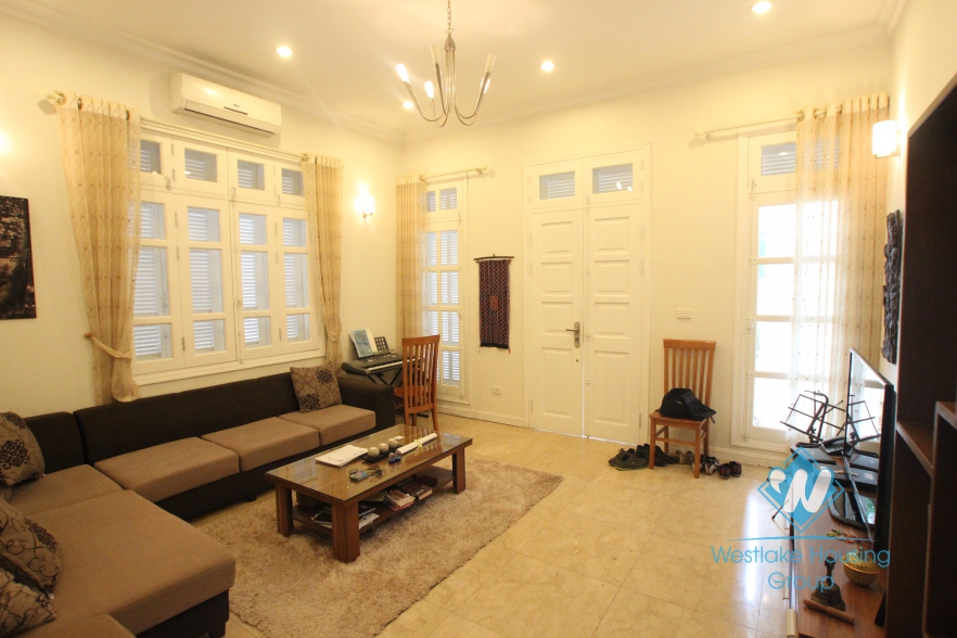 Nice furnished house with low price for lease in Ciputra, Tay Ho, Hanoi.