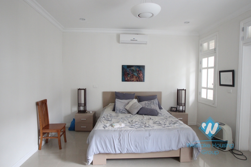 Nice furnished house with low price for lease in Ciputra, Tay Ho, Hanoi.