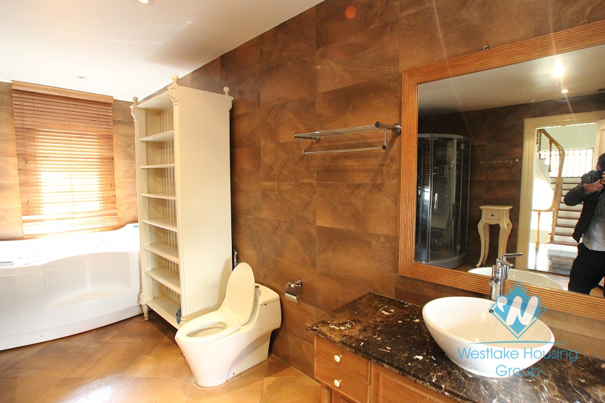 Big house with full furniture for rent in Ciputra, Tay Ho, Ha Noi