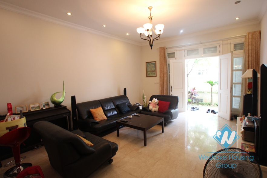 House with nice furniture available for rent in Ciputra compound, Tay Ho, Hanoi