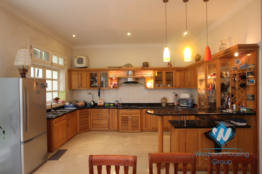 House with nice furniture available for rent in Ciputra compound, Tay Ho, Hanoi