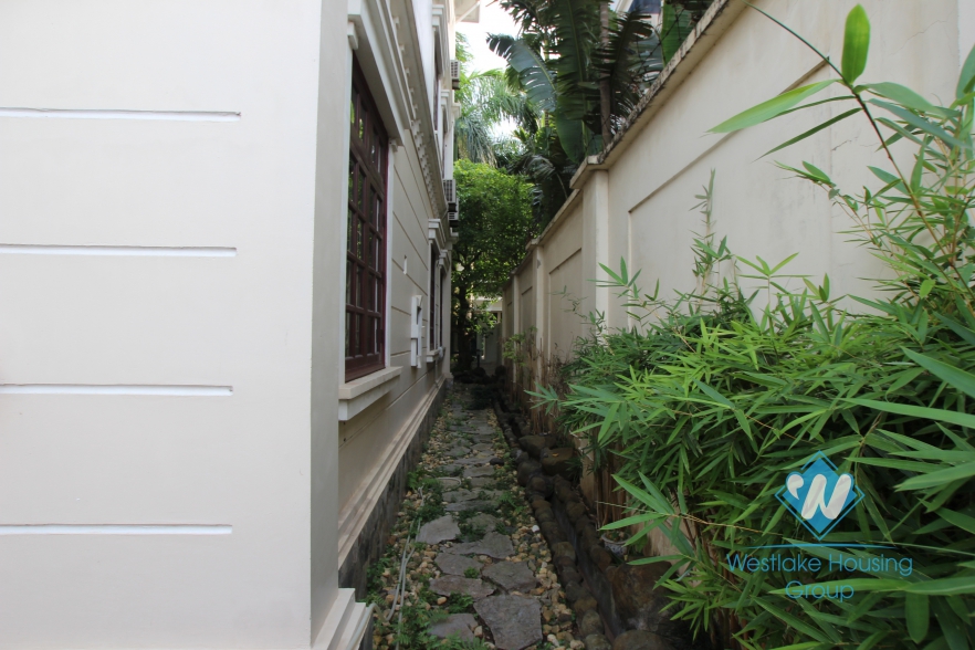 Nice house with furnished for rent in Block C, Ciputra, Tay Ho, Ha Noi