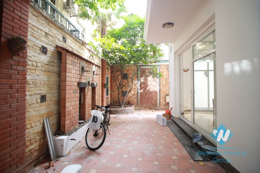 Nice villa for rent in Ciputra, Tay Ho, Hanoi, Unfurnished