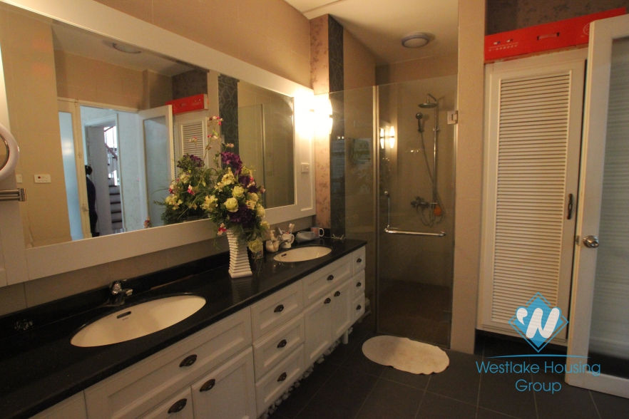 Beautiful villa for rent in T block, Ciputra, Tay Ho, Hanoi