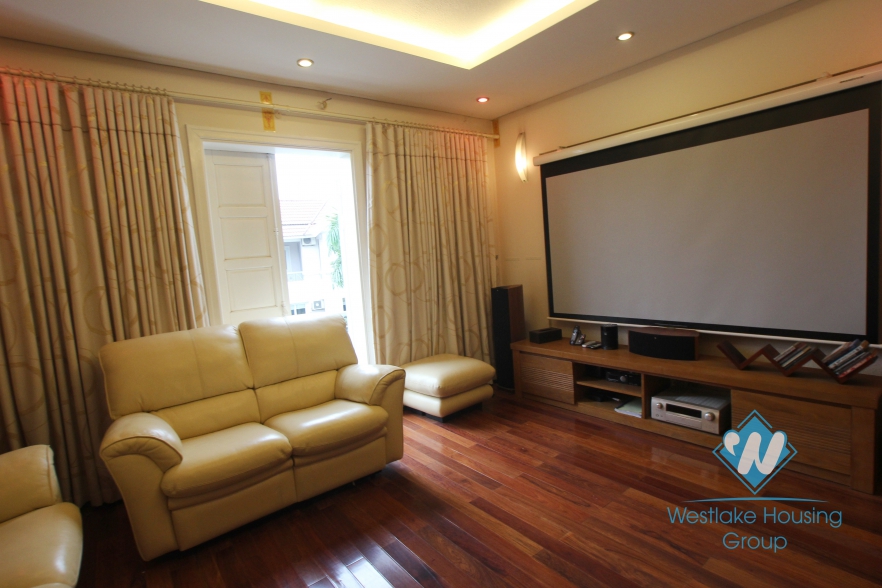 Beautiful villa for rent in T block, Ciputra, Tay Ho, Hanoi