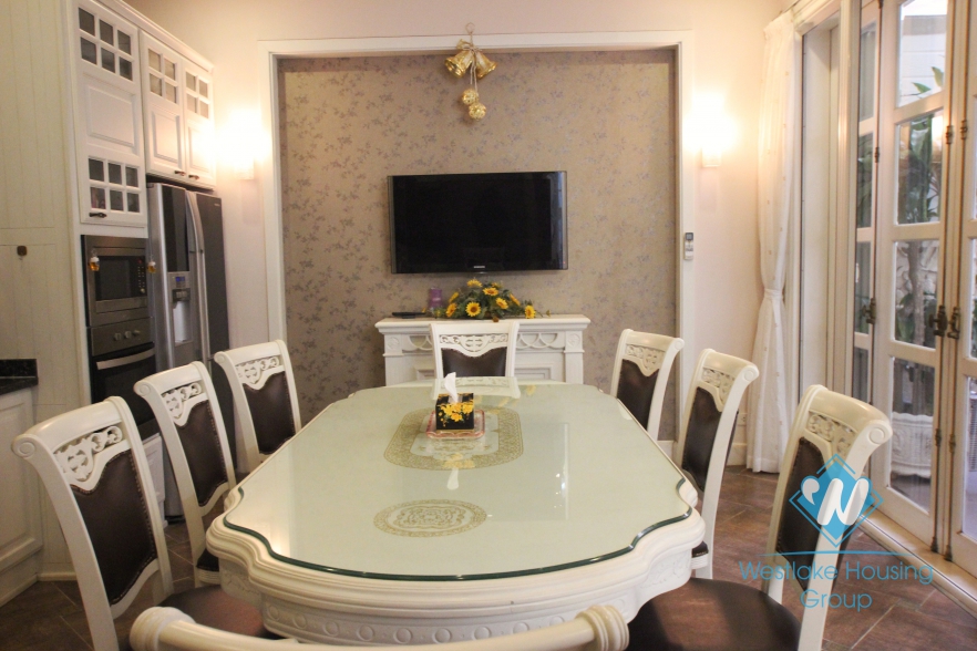Beautiful villa for rent in T block, Ciputra, Tay Ho, Hanoi