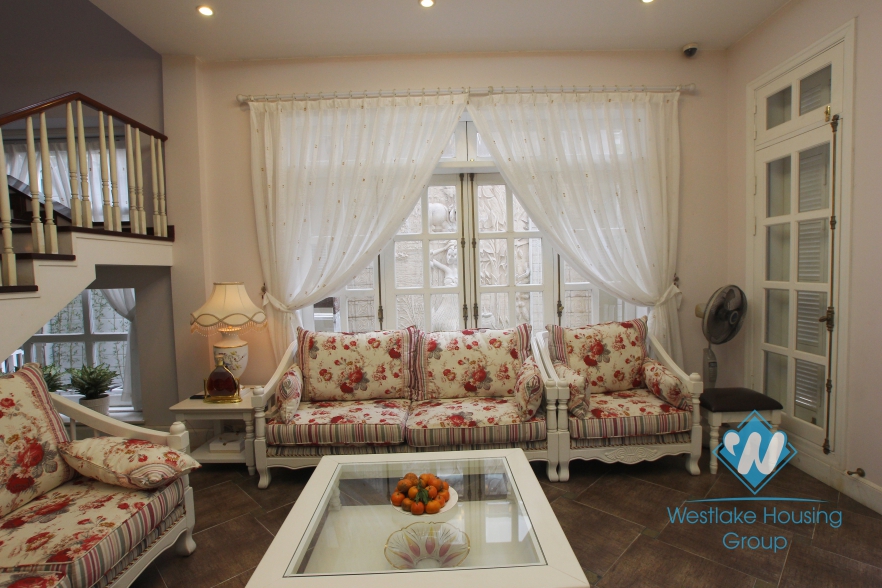 Beautiful villa for rent in T block, Ciputra, Tay Ho, Hanoi