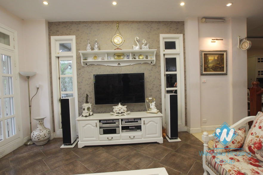 Beautiful villa for rent in T block, Ciputra, Tay Ho, Hanoi