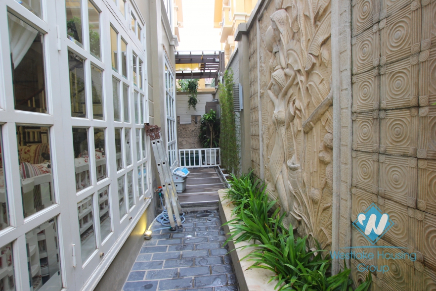 Beautiful villa for rent in T block, Ciputra, Tay Ho, Hanoi