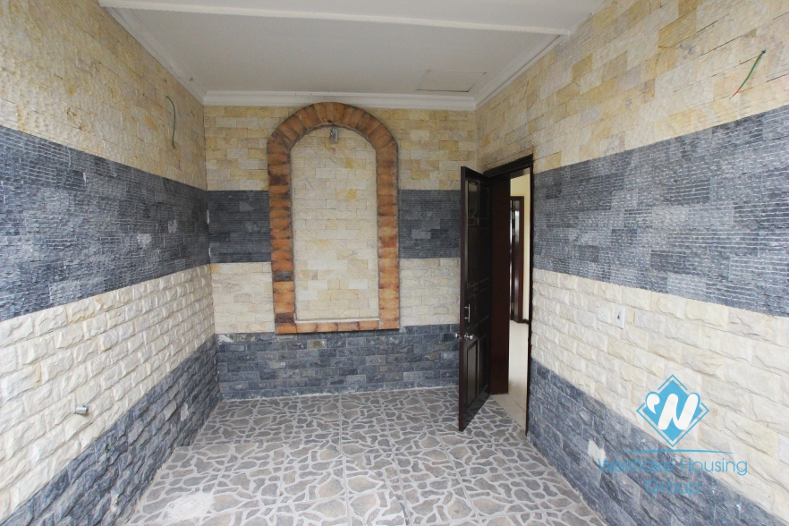 Unifurnished, nice house for rent in C block, Tay Ho, Hanoi
