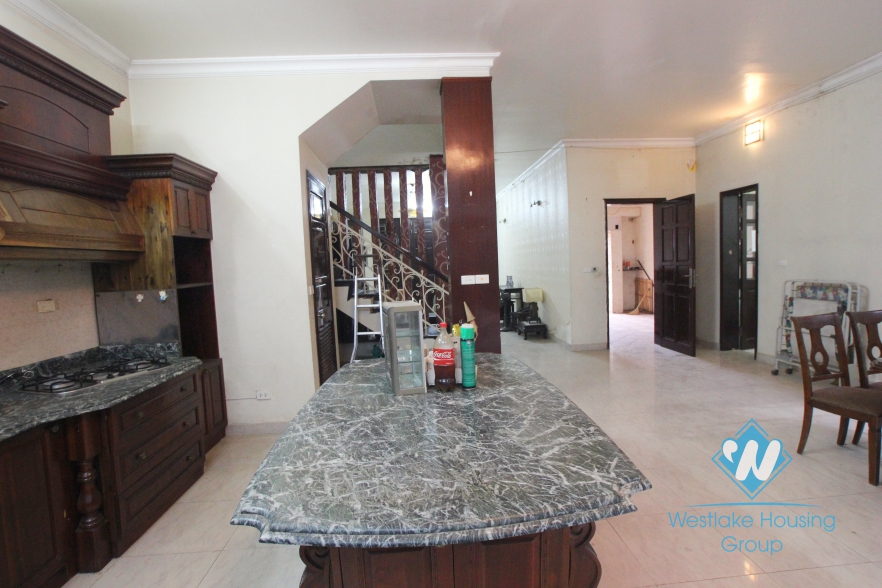 Unifurnished, nice house for rent in C block, Tay Ho, Hanoi